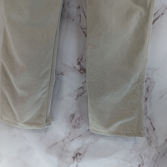 Vintage Levis Jeans Mens 32 X 28 Khaki Tan 90s Denim Relaxed Red Action Pant - Picture 7 of 11